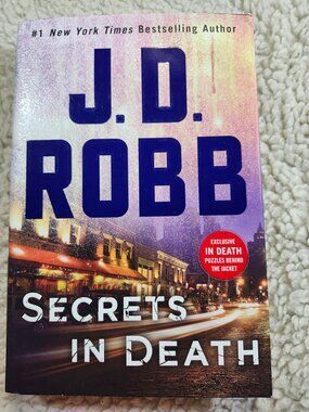 J D Robb Secrets in Death Hardcover First Edition 2017 St Martins Press with DJ